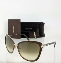 Brand New Authentic Tom Ford Sunglasses Celia FT TF322 28F TF 0322 58mm - $138.10