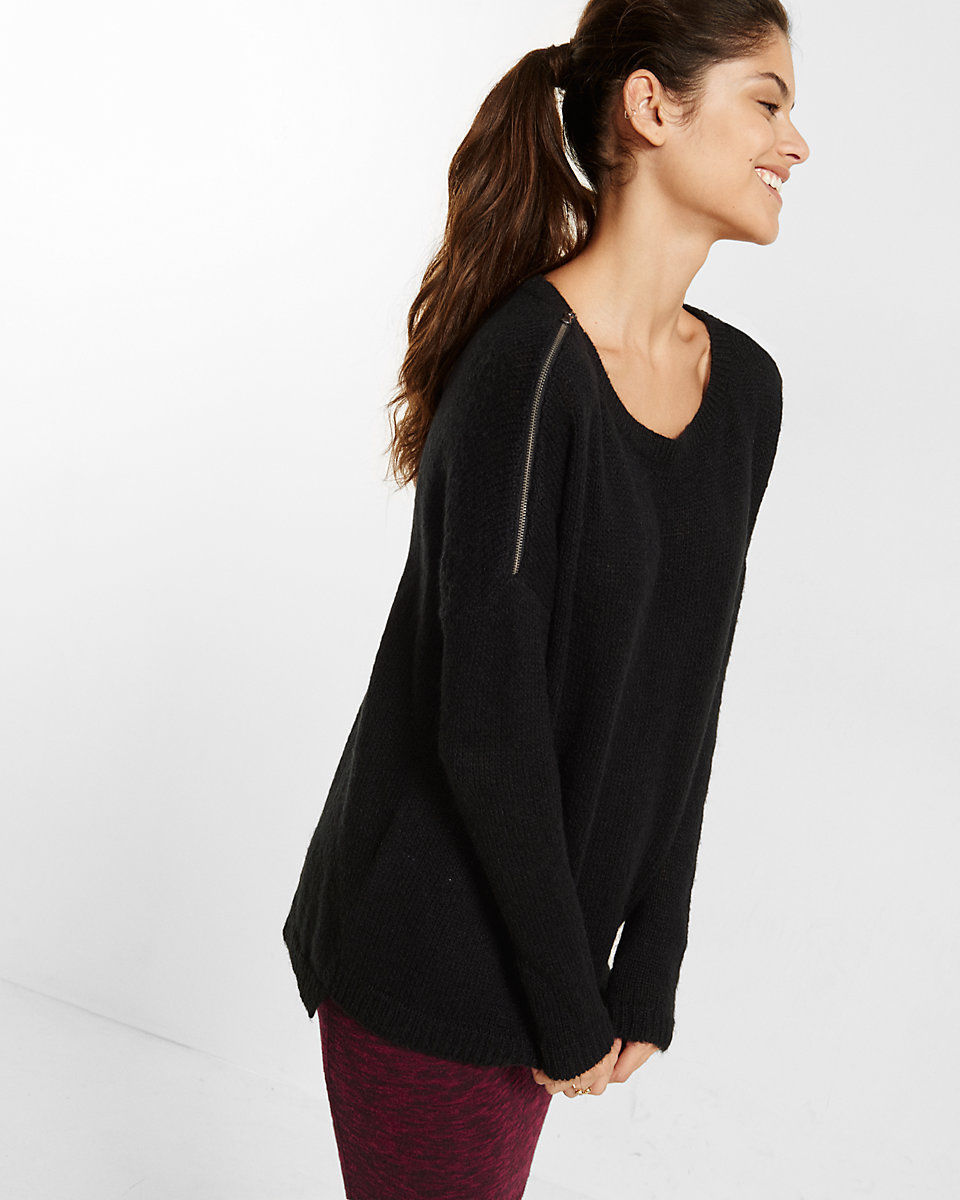 express zipper sweater