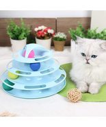 BYPP pet toys Cat Toys for Indoor Cats 4 Level Roller Cats Toy with Moving Balls - $10.80