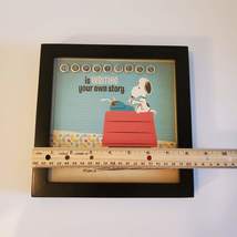 Peanuts Snoopy Wall Art, Happiness is Writing Your Own Story, Framed signed image 3