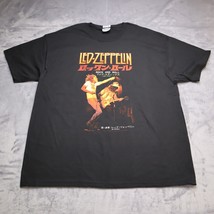 Led Zeppelin Shirt Mens XL Black Rock And Roll Four Sticks Japanese Tee 2007 Y2K - $39.58
