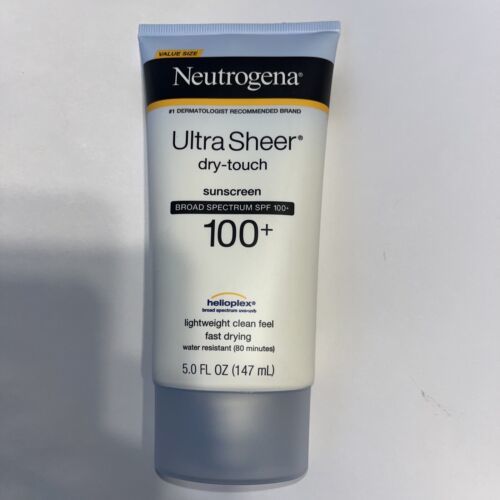 Neutrogena Ultra Sheer Dry-Touch SPF 100  Lotion 5 Oz  ✨ CHECK DATES Ships Fast - $60.39
