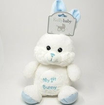 New 12 "kelly baby kellytoy my 1st bunny rabbit rattle stuffed animal - $36.10