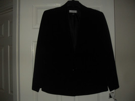 Kasper New Womens Black Notch Collar One -Button Jacket   Plus  20W    $89 - $38.60