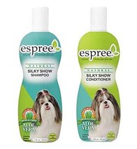 eS Silk Show Natural Dog Grooming Bathing Shampoo &amp; Conditioner Kit 12 o... - $38.69