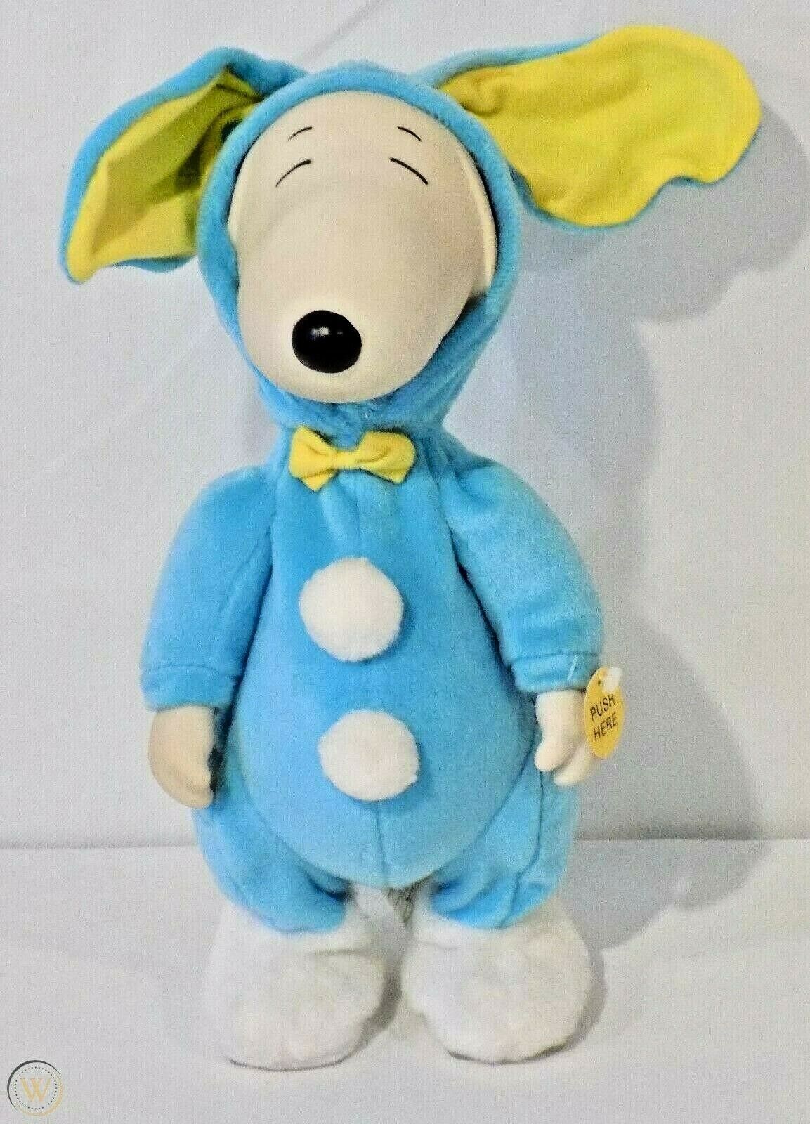 Gemmy Singing Hopping Snoopy Peanuts Easter Beagle Other Animation