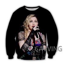 New Fashion Women/Men's 3D Print  Madonna  Crewneck Sweatshirts Harajuku Styles  - $103.00