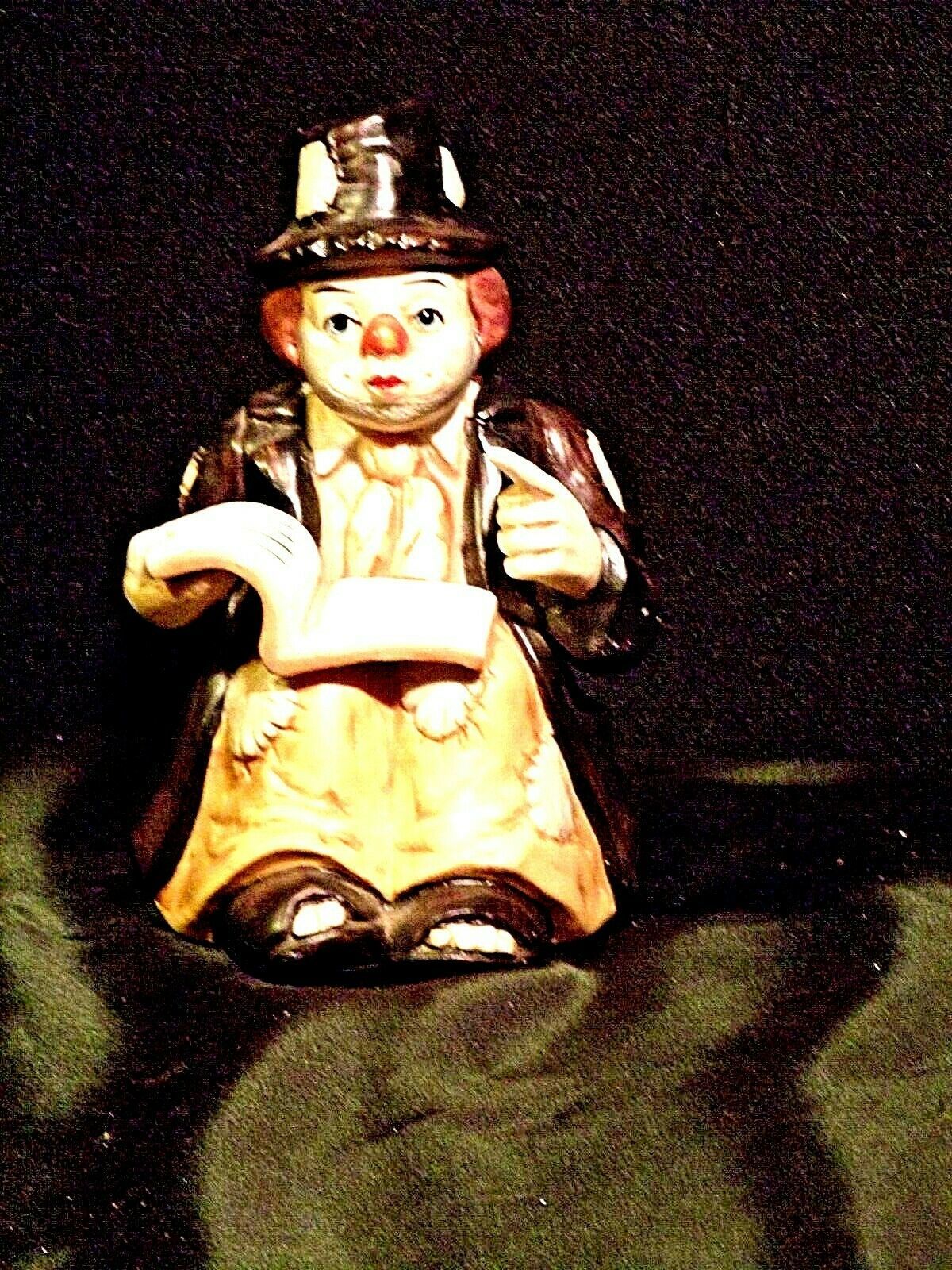 Emmett Kelly Clown Music Box Vintage Sun Saint San Francisco Music Box