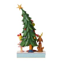 Jim Shore Grinch Christmas Tree Figurine 11.22" High Max and Cindy Collectible image 2