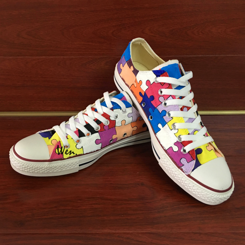 58 Casual Comic design canvas shoes for All Gendre