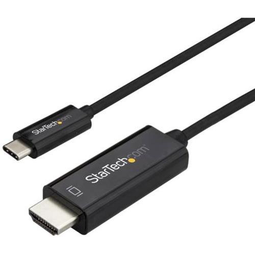 StarTech.com 2m - 6 ft USB C to HDMI Cable - USB 3.1 Type C to HDMI - 4K at 60Hz