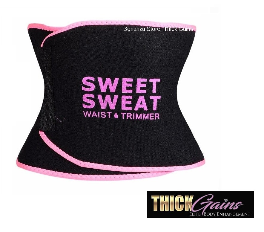 Sweet Sweat Waist Trimmer Trainer PINK LARGE Velcro Womens Weight Loss Snached Other Weight