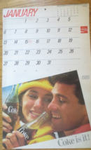The Official Bottler&#39;s  Coca Cola  Annual Calendar for 1985 Double Sided - $3.96