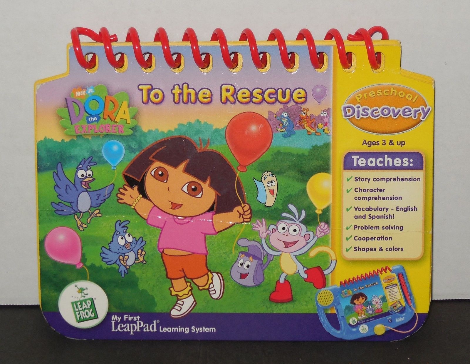 My First Leap Pad Dora The Explorer to Rescue Preschool Discovery Cartridge for sale online 