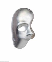 Silver Phantom Of The Opera 1/2 Eye Mask Halloween Accessory Masquerade Ball - $9.39