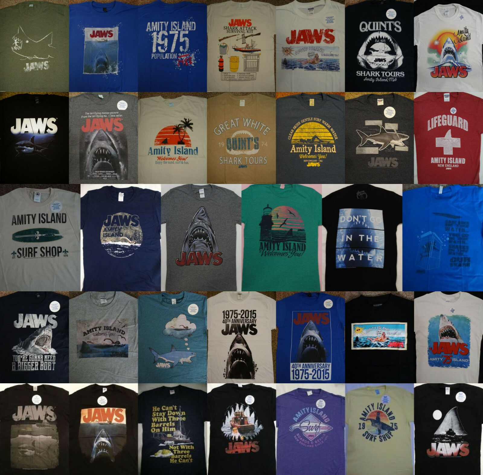 Pre-Sell Jaws Movie Licensed T-Shirt #1