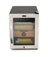 1.2 cu. ft. Stainless Steel Digital Control and Display Cigar Humidor with  - $309.99
