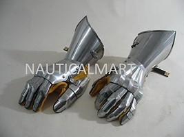 Halloween Costume Knight Armor Gothic Gauntlet Gloves By NauticalMart