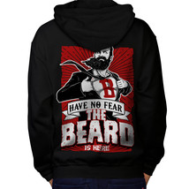 The Beard Is Here Sweatshirt Hoody Have No Fear Men Hoodie Back - $20.99