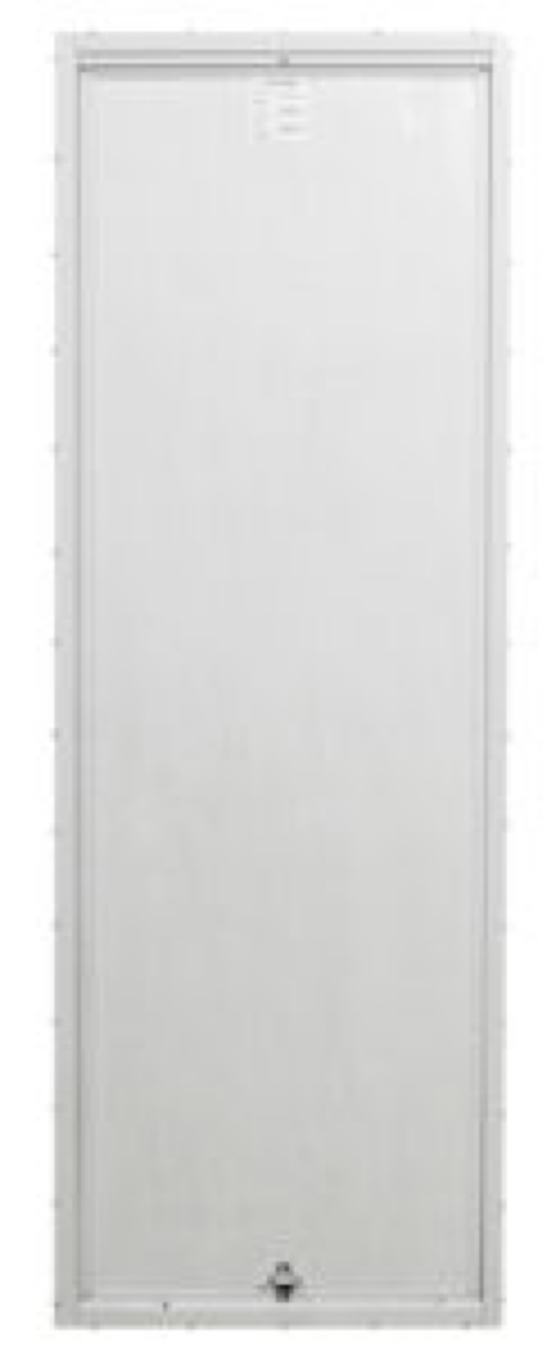 Mobile Home Water Heater Access Door 22" x 60" White without Vents