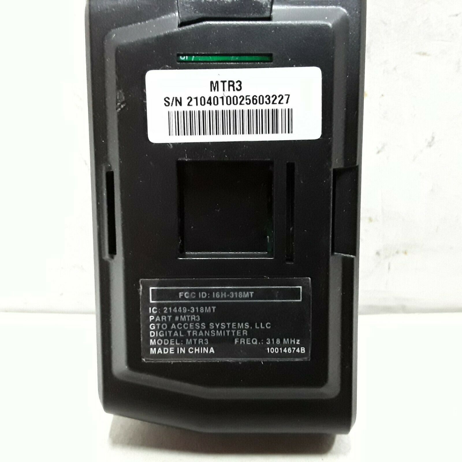 Linear pro access 3 button Garage Door & gate remote opener MTR3 318MHz