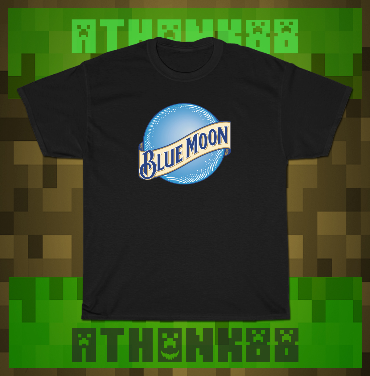 New Shirt Blue Moon Beer Logo Men's T-Shirt Free Shipping