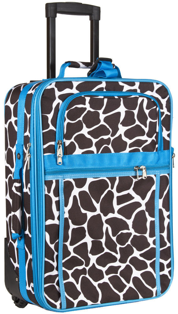 Giraffe Carry On Luggage Suitcase Travel Small Rolling Wheeled
