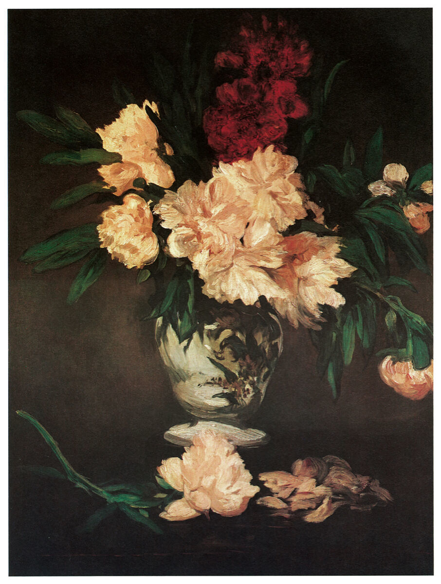 11x14Decoration Poster.Interior room design art.Flower vase painting.6639