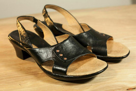 Sofft 8 Black Leather Women's Sandals - $38.00