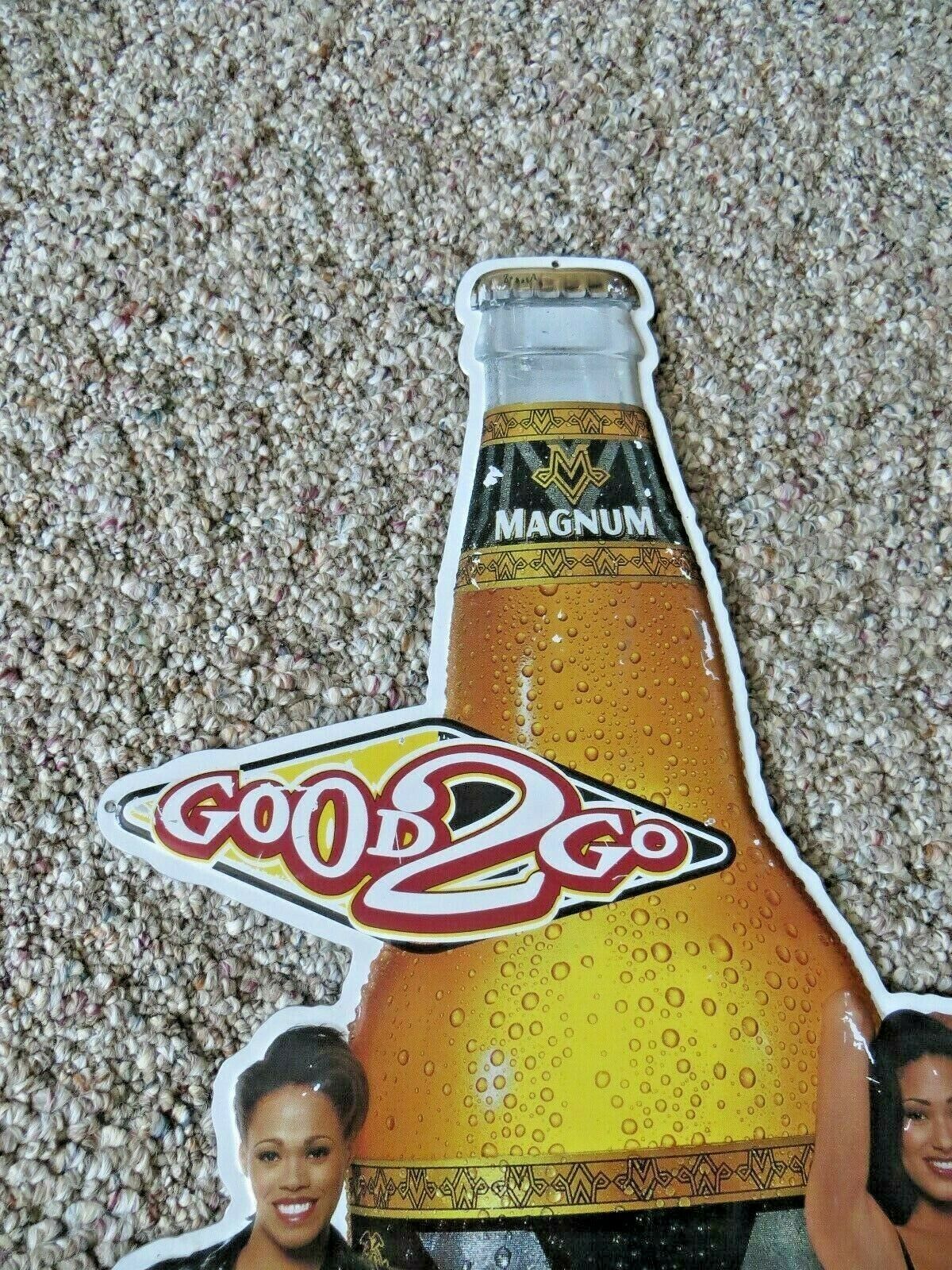 MAGNUM MALT LIQUOR 22 GOOD 2 GO,1998 MILLER BREWING,BLACK MEMORABILIA