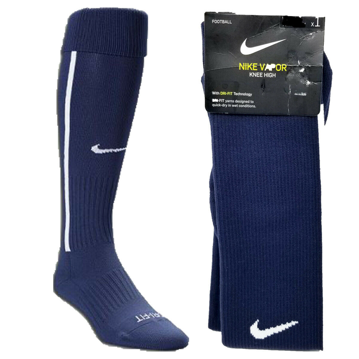 Primary image for Nike Vapor III Knee High Over Calf Soccer Football Socks Navy Blue SX5732-0420