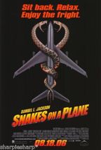 2006 SNAKES ON A PLANE 2 Sided Movie Poster 11x17 Motion Picture Promo 2... - $13.95