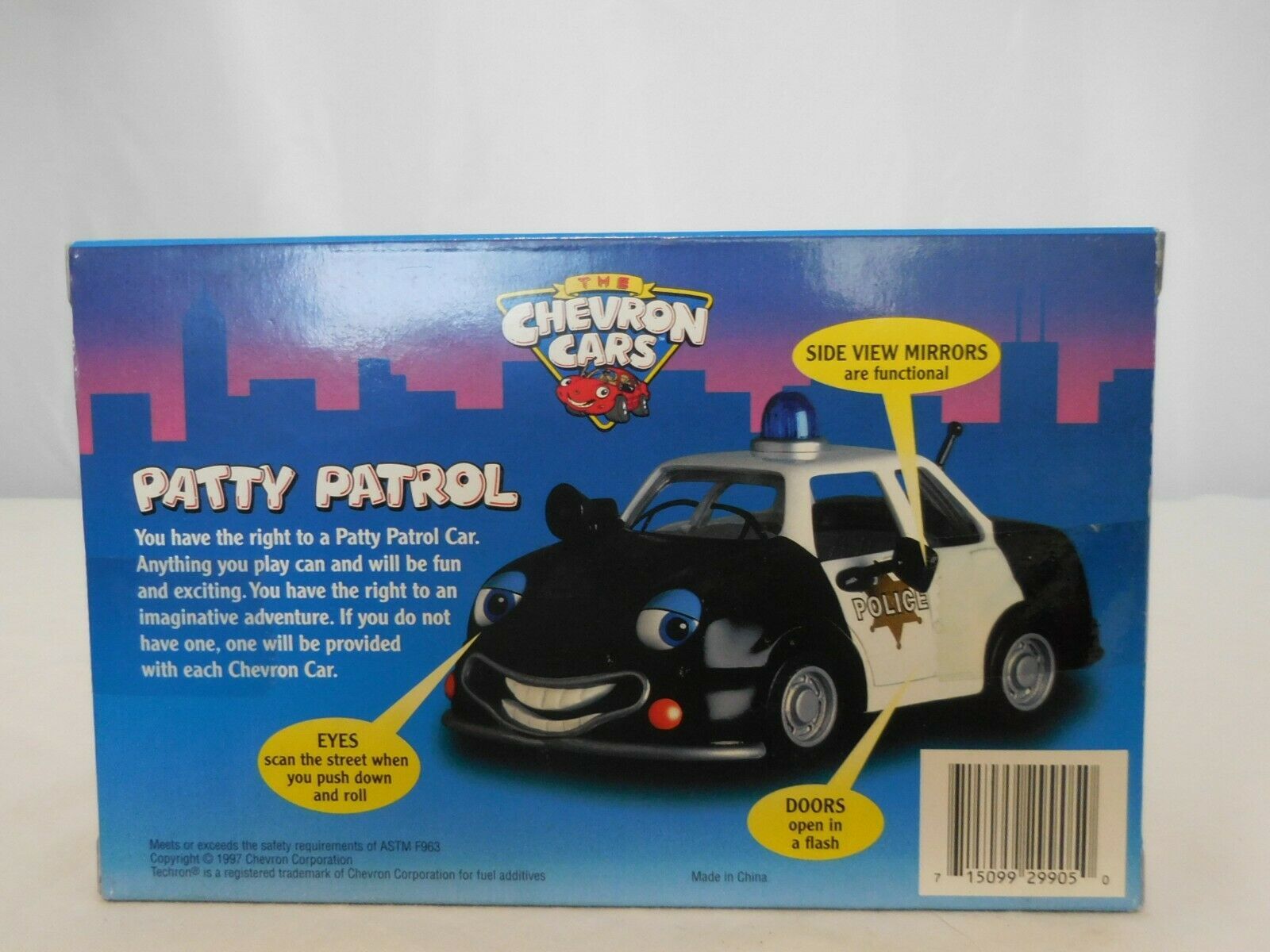 The Chevron Cars Collectible Series PATTY PATROL Police Car 