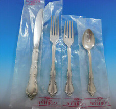 Rose Tiara by Gorham Sterling Silver Flatware Set for 6 Service 24 Pieces New - $1,732.50