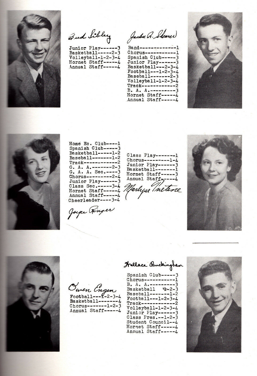 1948 White Sulphur Springs High School Year Book, Hive, Montana