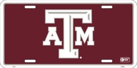 NCAA Texas A & M Aggies Logo 6" x 12" Metal Car License Plate Auto Tag Sign - $6.95