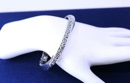 John Hardy JAI Balance+Harmony Floral Sterling Silver Bangle Bracelet X-... - $239.00