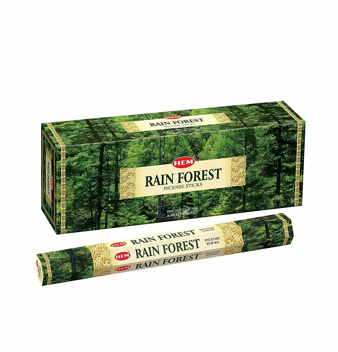 Hem Rain Forest Incense sticks and Masala 6 X 120 Stick Home Fragrances