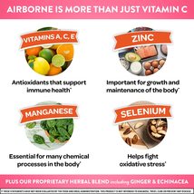 Airborne 1000mg Vitamin C with Zinc Effervescent Tablets, Immune Support Supplem image 4