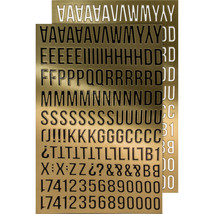 Advantus - Tim Holtz - Idea-ology Collection - Metallic Stickers - Alpha... - $8.34