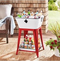 Beverage Tub With Stand Red - $51.65
