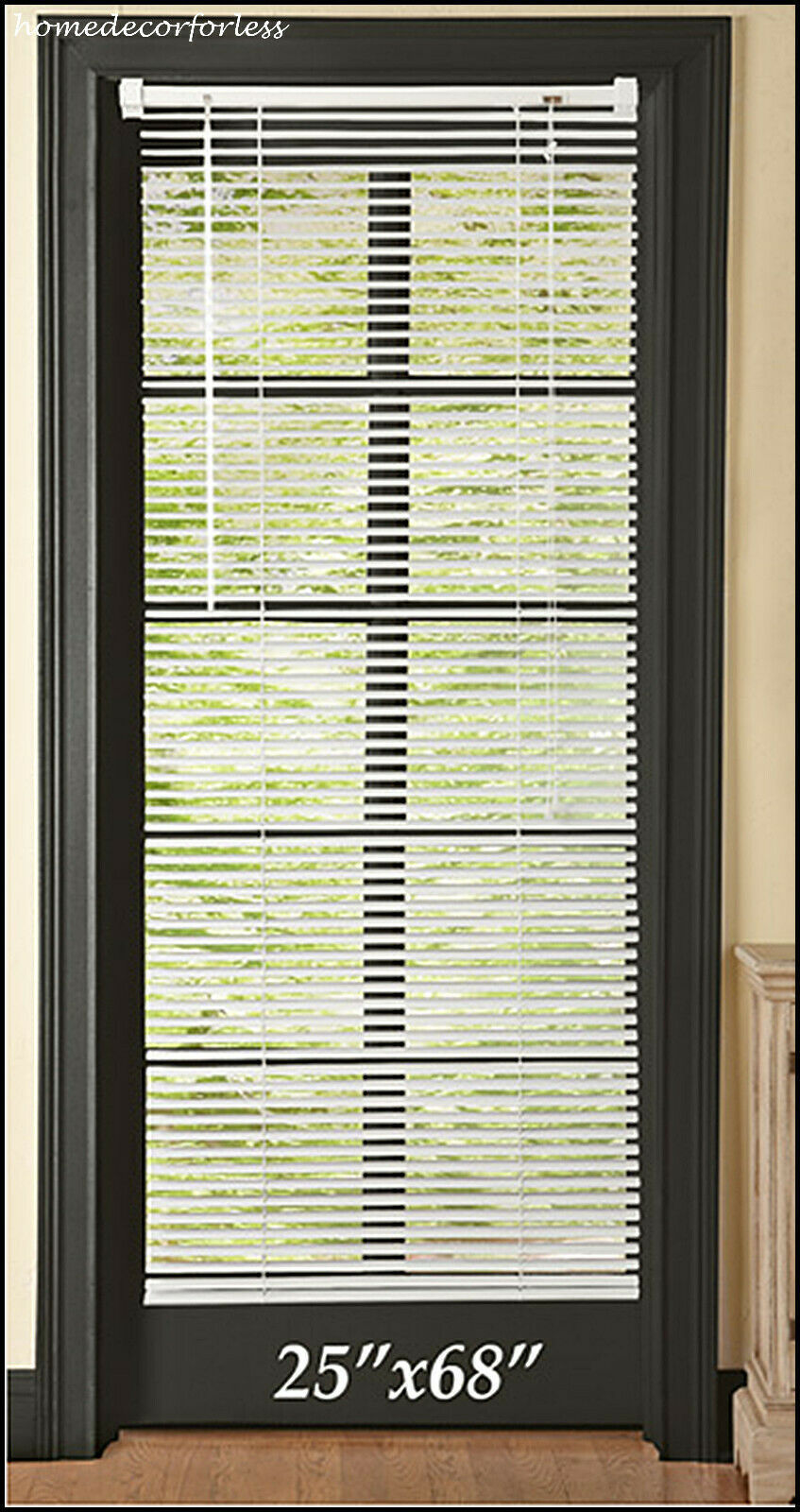 Blind For Steel Door Window Vinyl Mini Blind Curtain