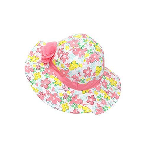 (Jacinth Flower) Cotton Comfortable Ventilate Pure Children Cap/Bucket Hat