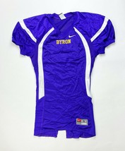 Nike Bryon Crack Back Game Jersey Short Sleeve Men&#39;s Small Purple White ... - $10.50