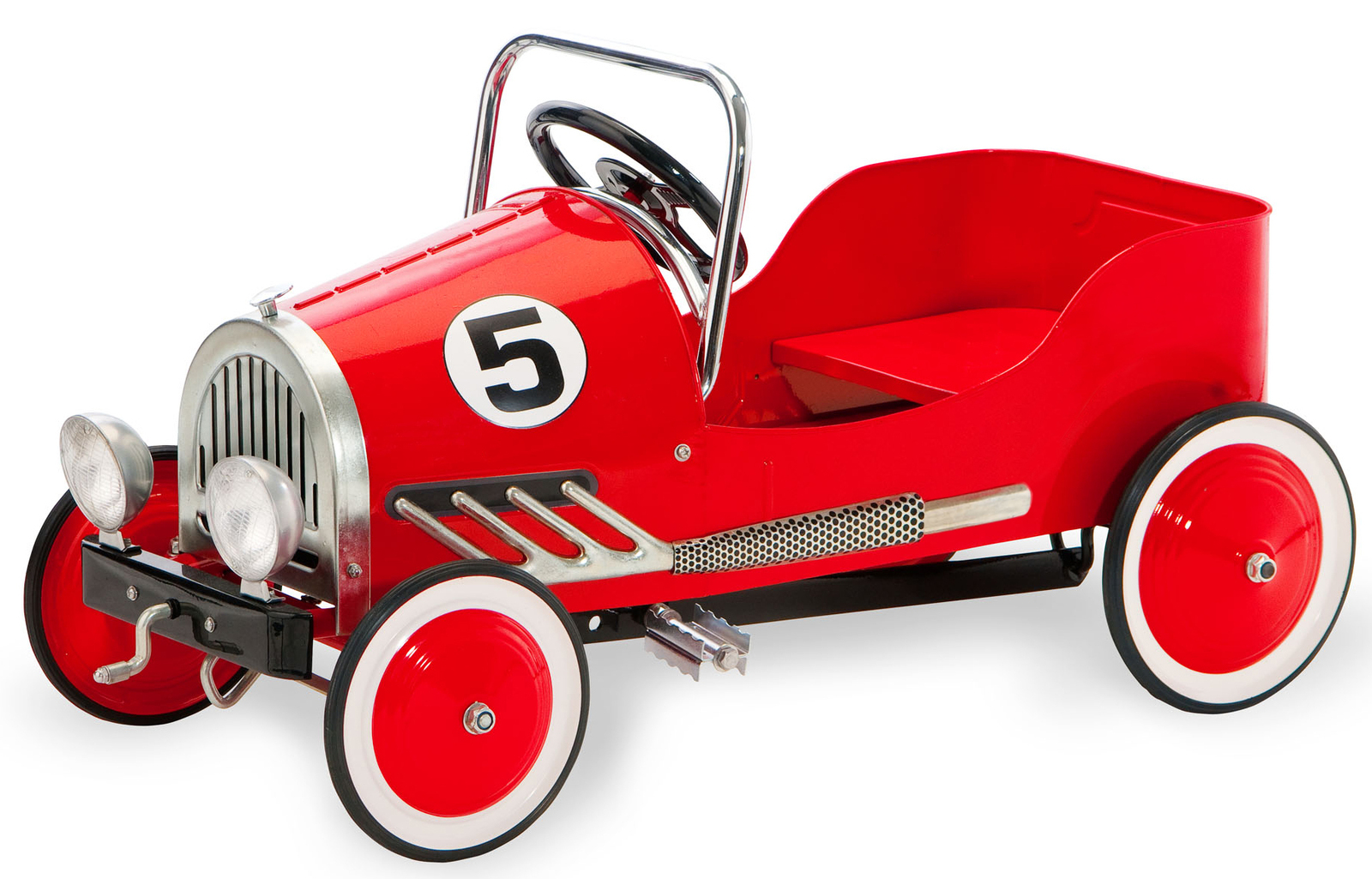 Pedal Car Retro Style Steel Pedal Car RED 1970Now