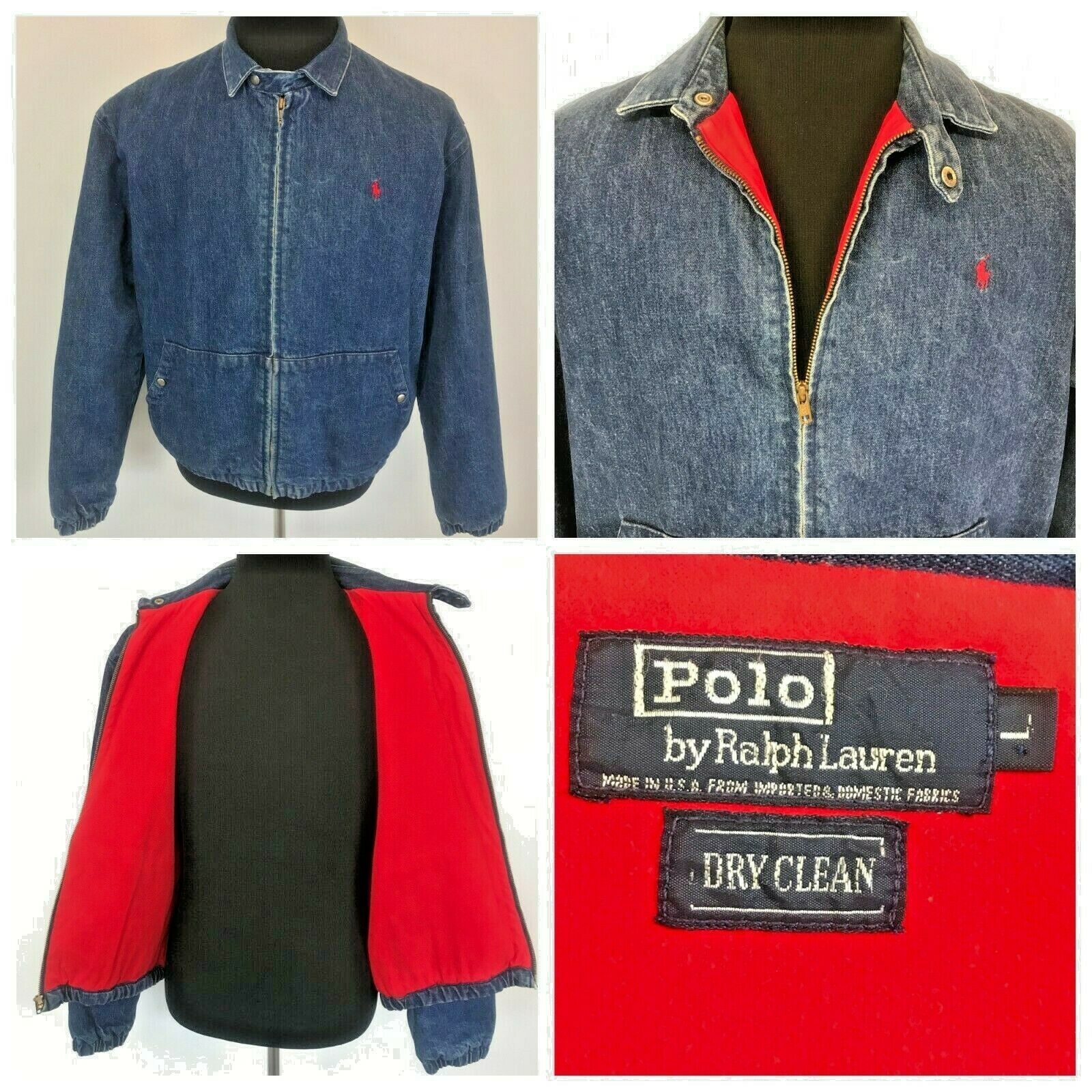 vintage polo ralph lauren denim jacket