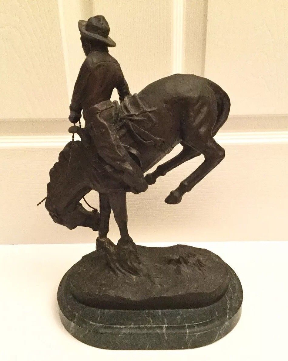Frederic Remington BRONZE "THE OUTLAW" NAT'L COWBOY HALL OF FAME 14