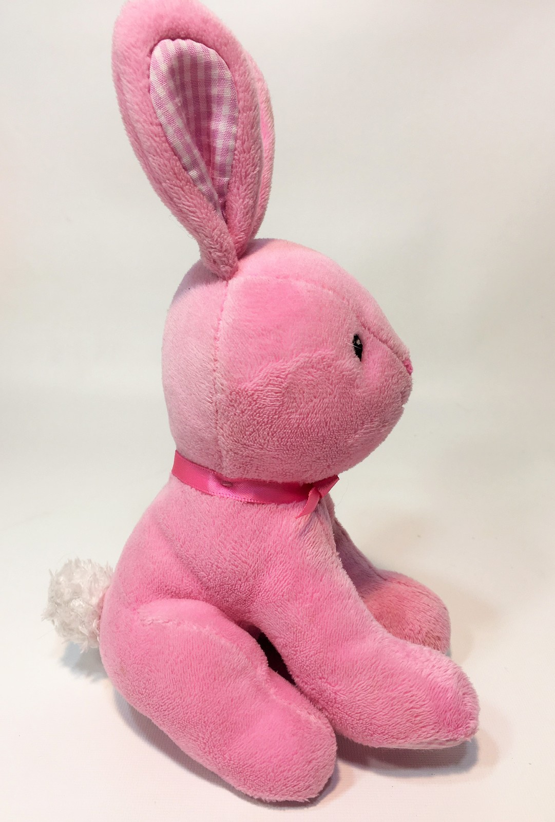 amuse pink bunny plush