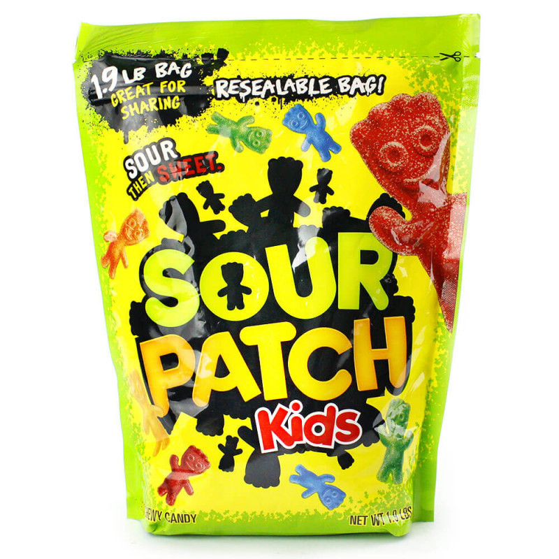 Sour Patch Kids 1.9 Pound Bag - 30.4 Ounces - Gummi Candy