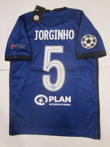 Jorginho #5 Chelsea FC UCL Final Stadium Blue Home Soccer Jersey 2020-2021 - $80.00